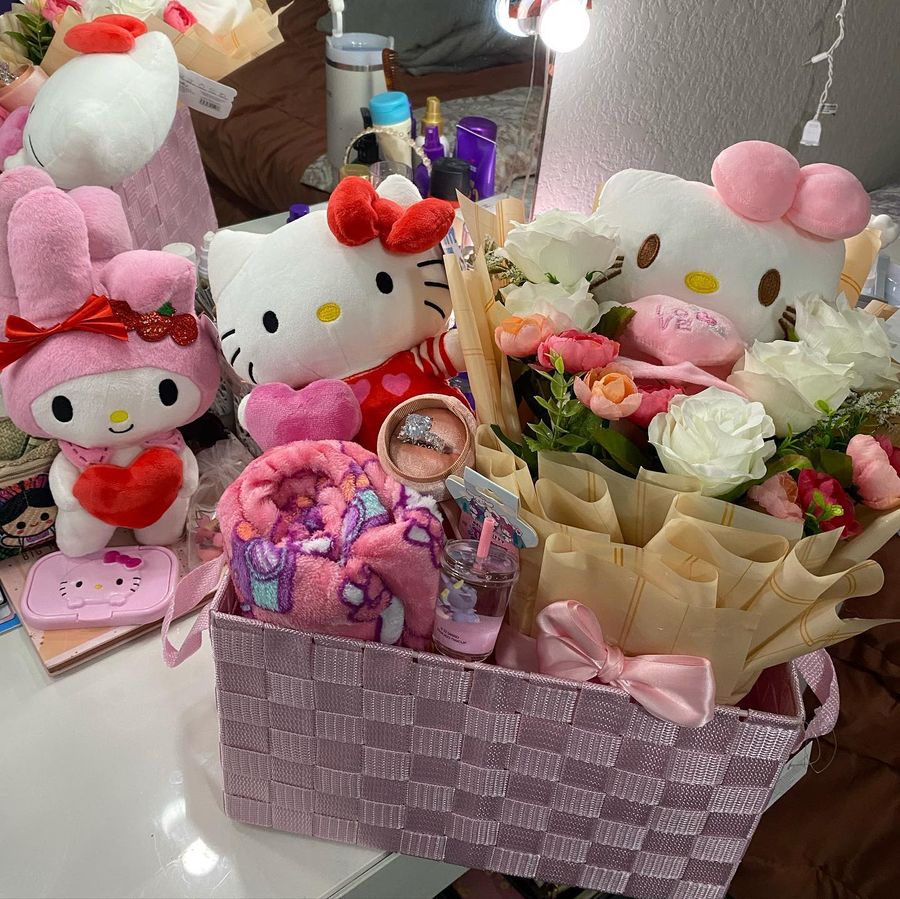 Sanrio gift basket
